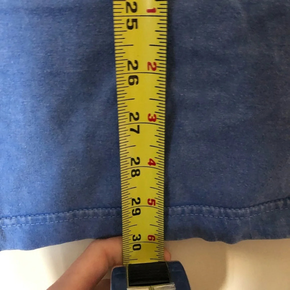 Vintage St Kitts West Indies sleeveless tunic top Blue retro oversized top 1980s - Picture 8 of 9